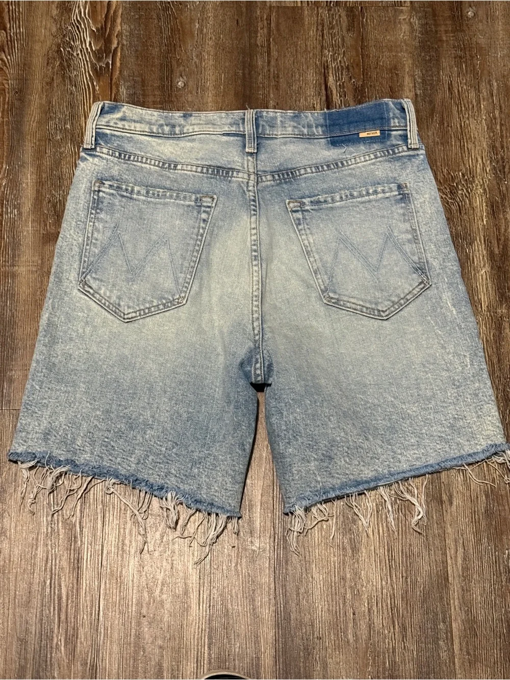 Mother Superior The Tripper Cutoff Fray Shorts Women's 29 in Skating on Thin Ice